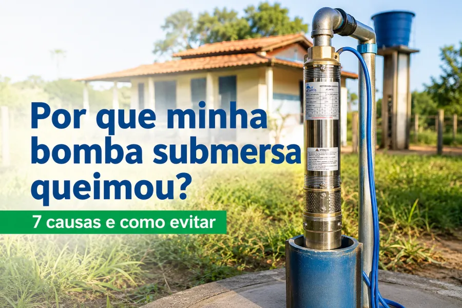 Why did my submersible pump burn out? 7 causes and how to avoid them