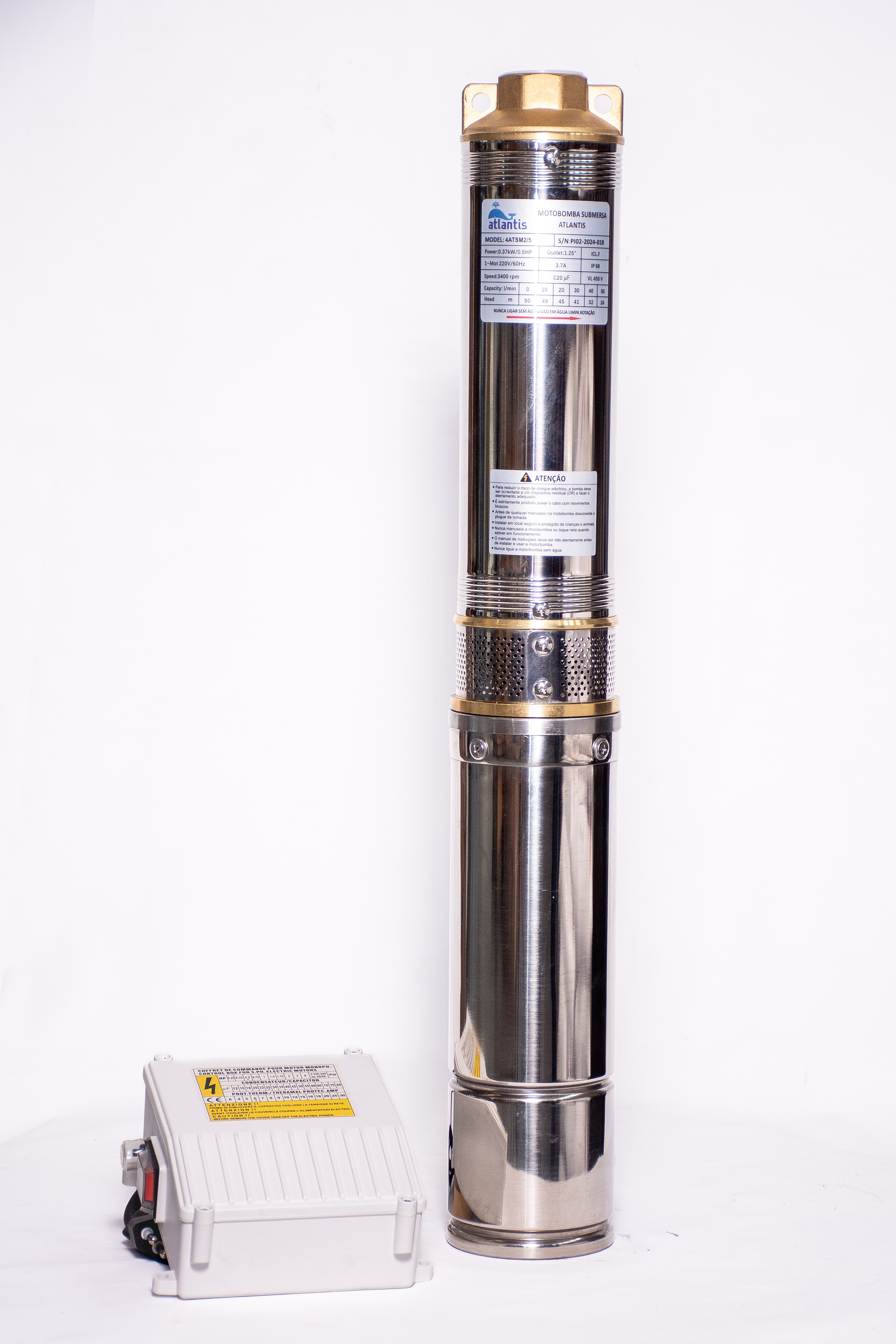 Motobomba Submersible Stick Pump 4 ATSM2/7