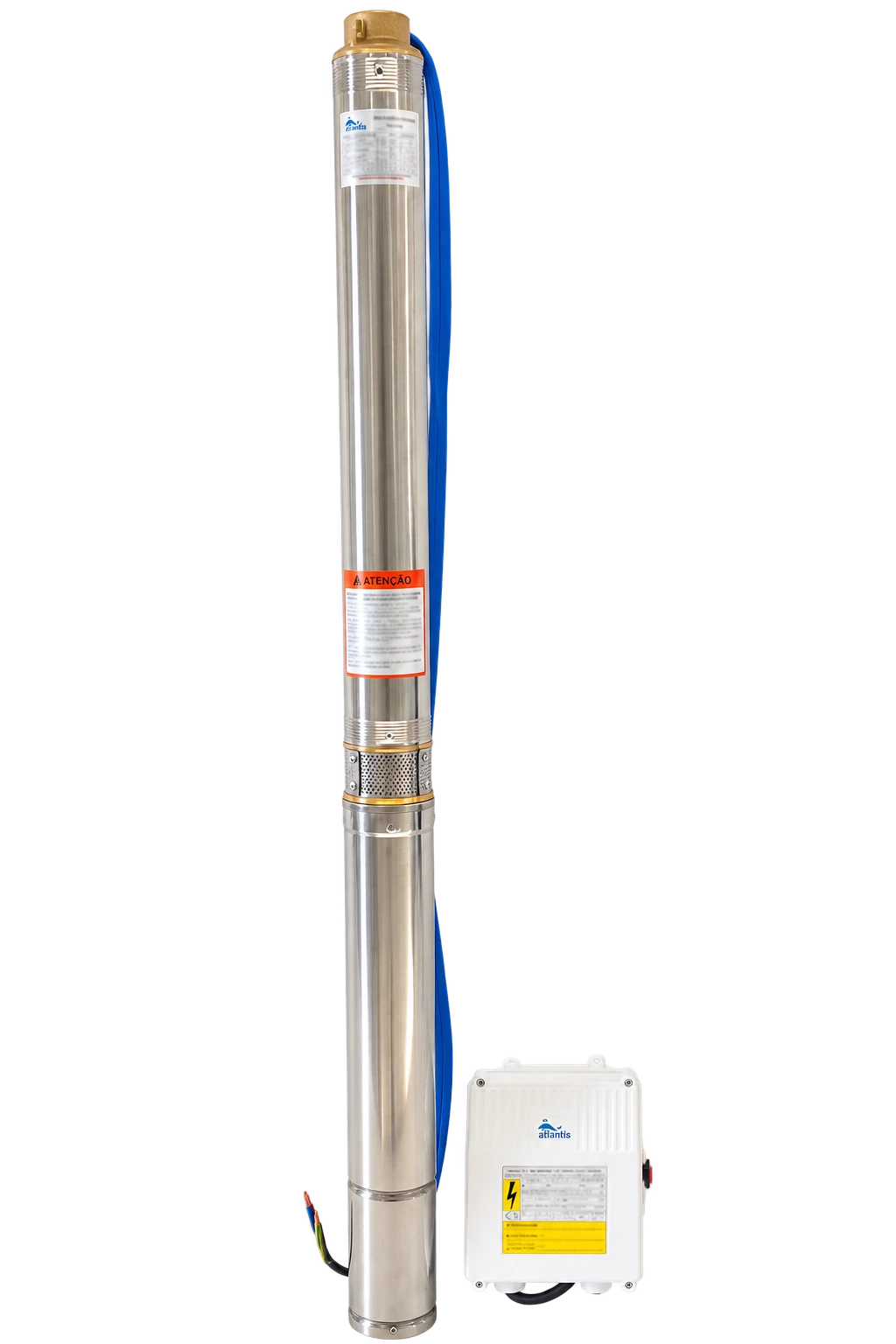 Motobomba Sumergible Palito with control box 3ATSM 2/18 - 1 HP