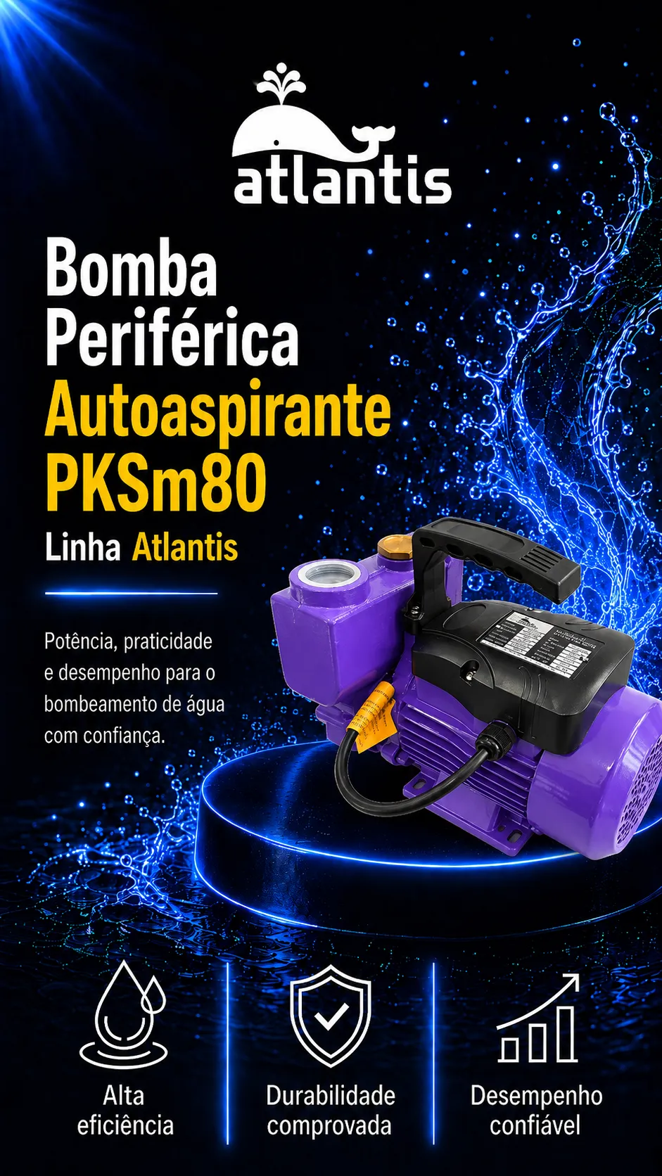 Self-priming Peripheral Pump PKSm80
