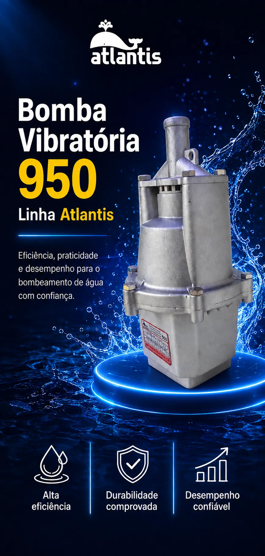 Master 950 Submersible Vibratory Pump