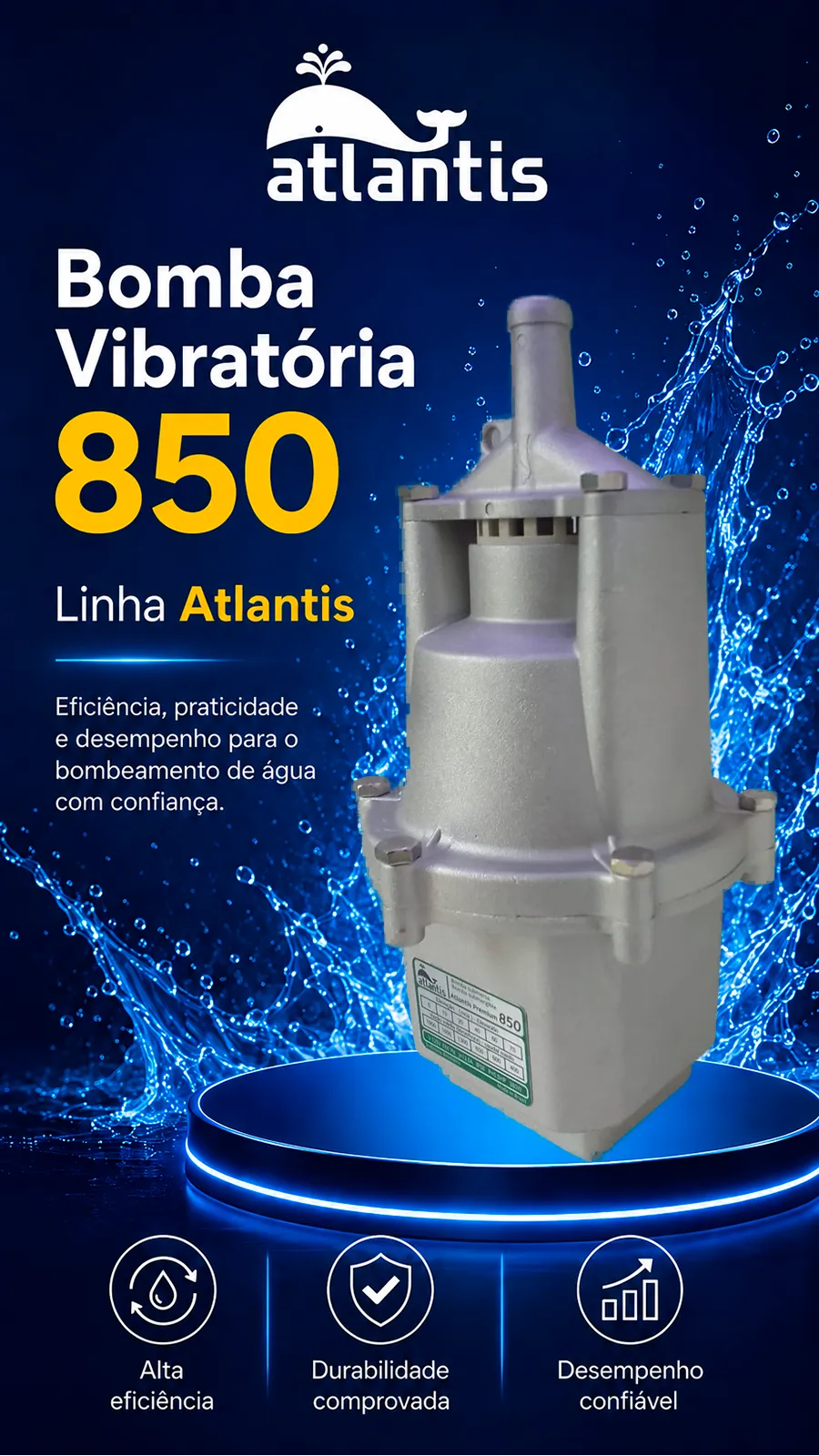 Premium 850 Submersible Vibratory Pump